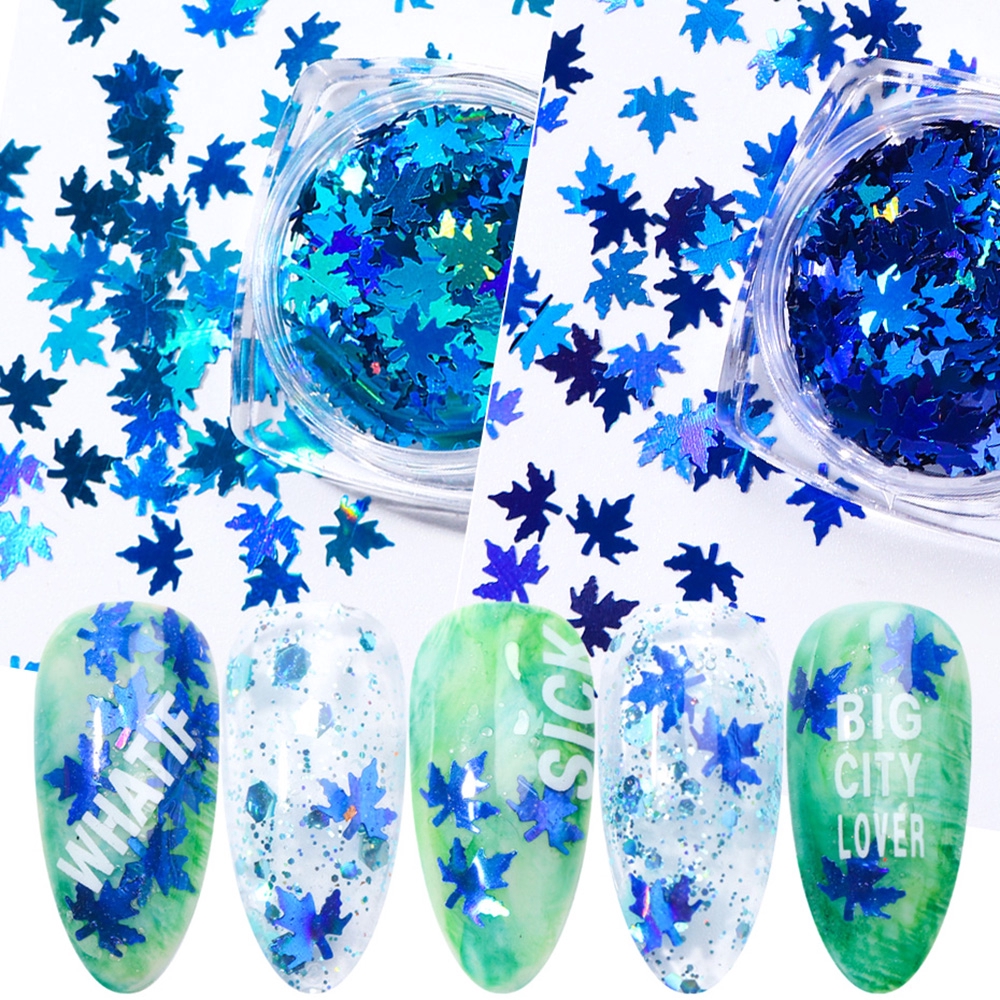 Hạt kim sa lấp lánh trang trí móng tay