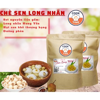 Set Nguyên Liệu Nấu Chè Sen, Chè Sen Long Nhãn Nấu 20-25 Chén - Cooktime.vn thumbnail