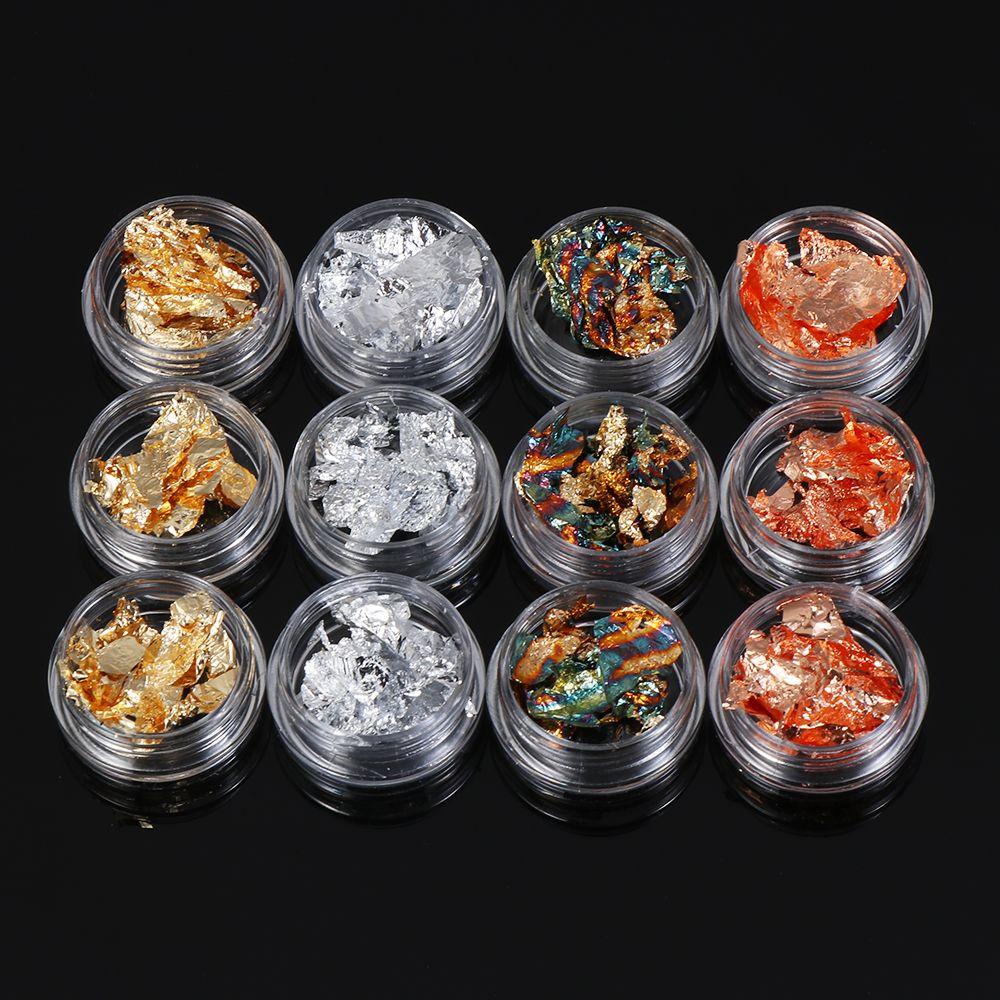 JONYE Set 12 Khuôn Làm Trang Sức Hình Chiếc Lá