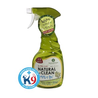 Xịt khử mùi diệt khuẩn natural & clean 500ml