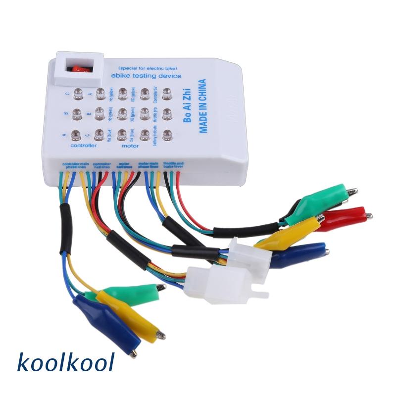Thiết Bị Kiểm Tra Động Cơ Điện Tử Không Chổi Than 24 36 48 60 72V Có Đèn Báo Chuyên Dụng Cho Xe Hơi/Xe Máy