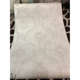 10 mét giấy dán tường khổ 53cm dán keo sữa giấy thô lụa hoa văn in vân nổi
