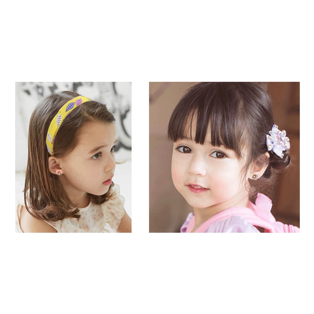 DISNEY Miếng Dán Móng Tay 3D Hình Công Chúa Aisha Dễ Thương