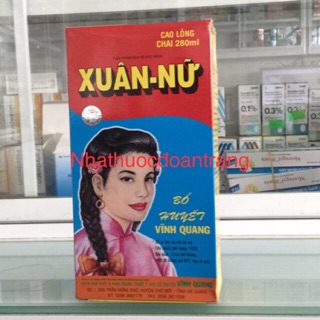 Sản Phẩm Xuân Nữ Bổ Huyết Vĩnh Quang ( chai 280ml)