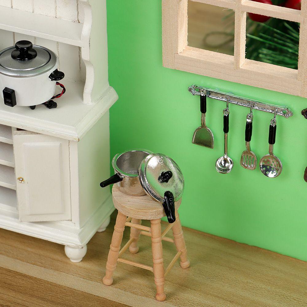 Bộ Muỗng Nĩa Mini Trang Trí Nhà Búp Bê Mới