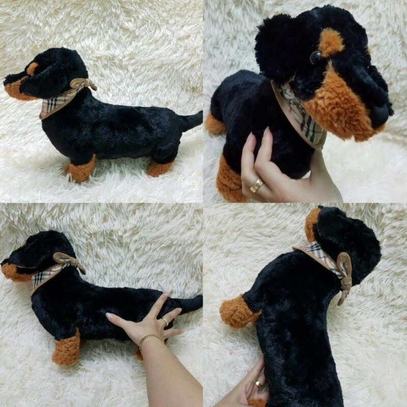 Gấu bông con chó lạp xưởng xúc xích như thật 40cm