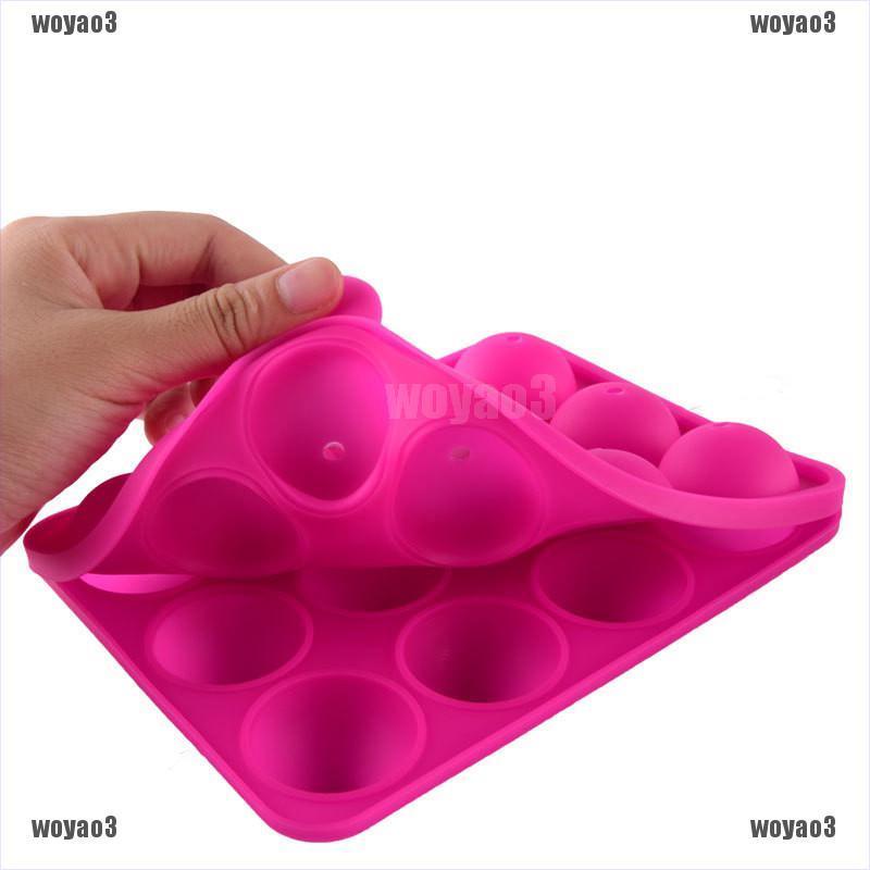 Khuôn Silicone Làm Kẹo Mút 12 Ngăn Tiện Dụng