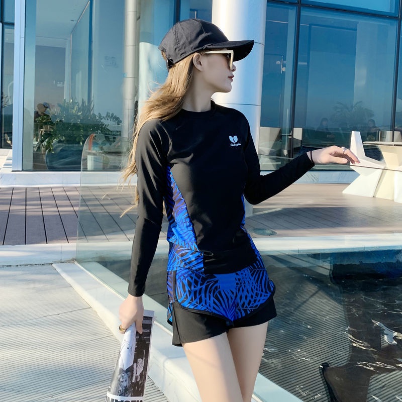 Mới Bộ Đồ Bơi Thể Thao Tay Dài Che Bụng Chống Nắng Chuyên Nghiệp Cho Nữ 2021 | BigBuy360 - bigbuy360.vn