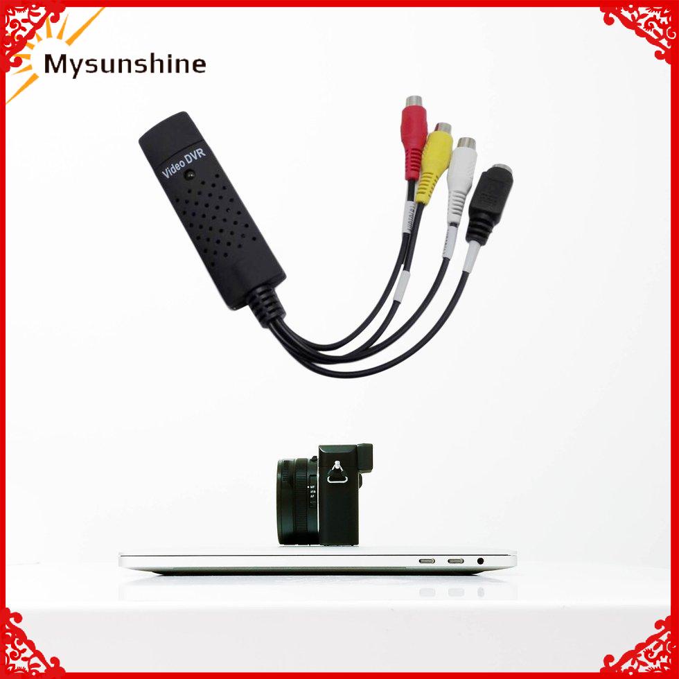 Đen Đầu Chuyển Đổi Usb 2.0 Cho Pc Tv Audio Dvd Dvr Vhs | BigBuy360 - bigbuy360.vn