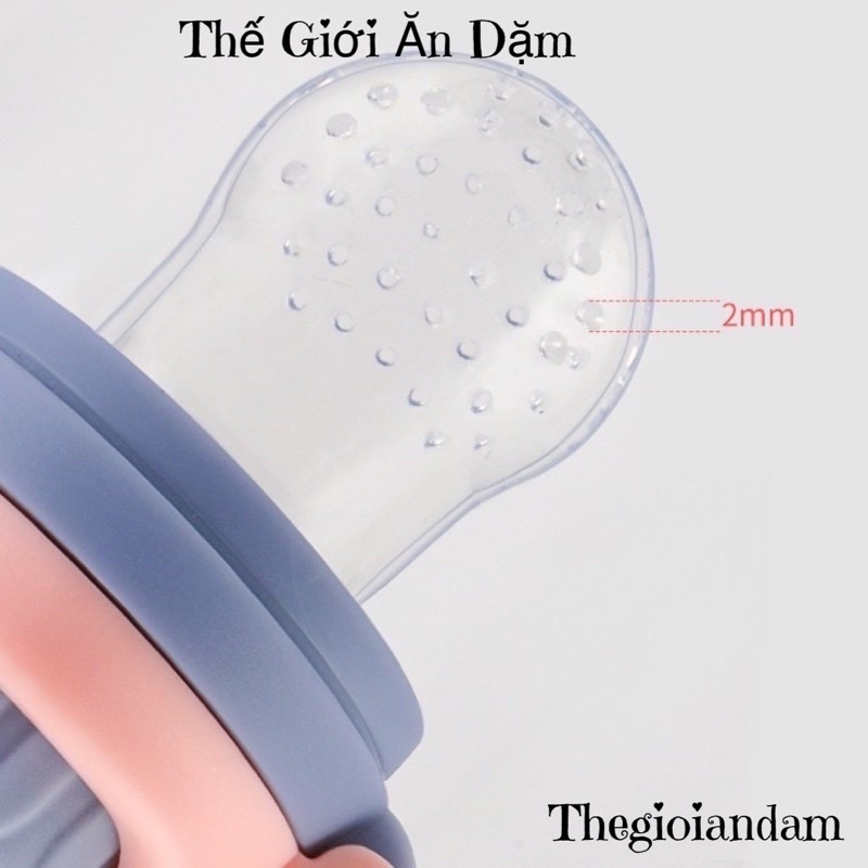 Bộ Túi Nhai Chống Hóc Silicon Cho Bé Ăn Dặm Misuta ( Thế giới ăn dặm)