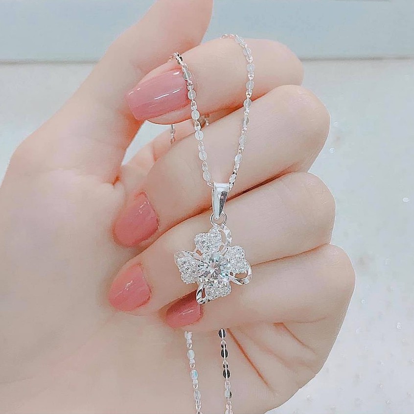 Dây chuyền nữ Bạc ta , siêu đẹp siêu rẻ - Vàng bạc Khải Khải