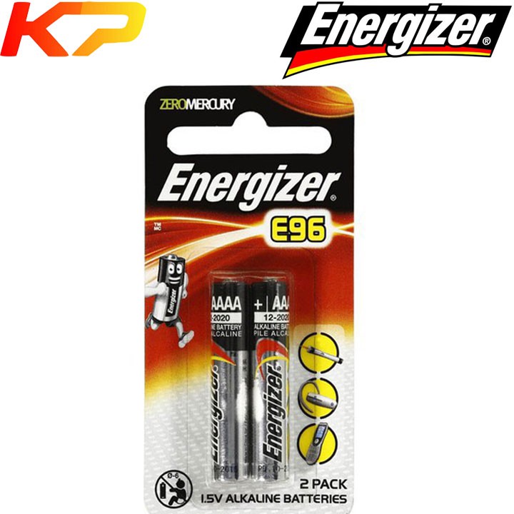 Pin AAAA 4A E96 1.5V energizer alkaline (vỉ 2 viên).