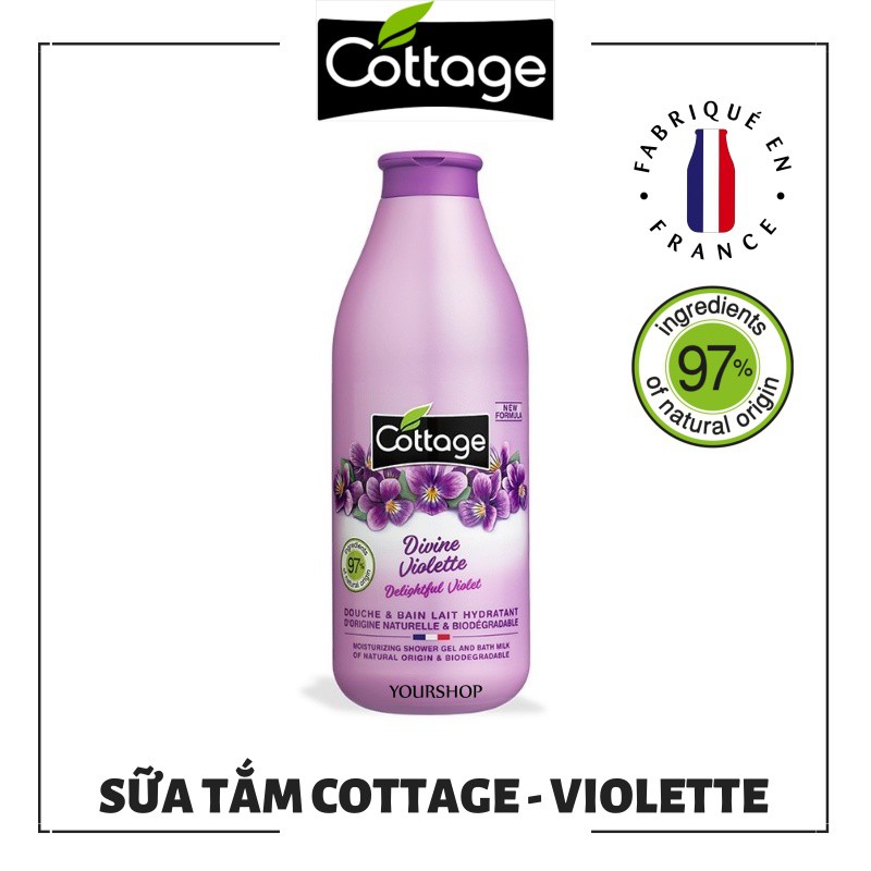 Sữa Tắm Cottage 750ml - Chính Hãng Pháp