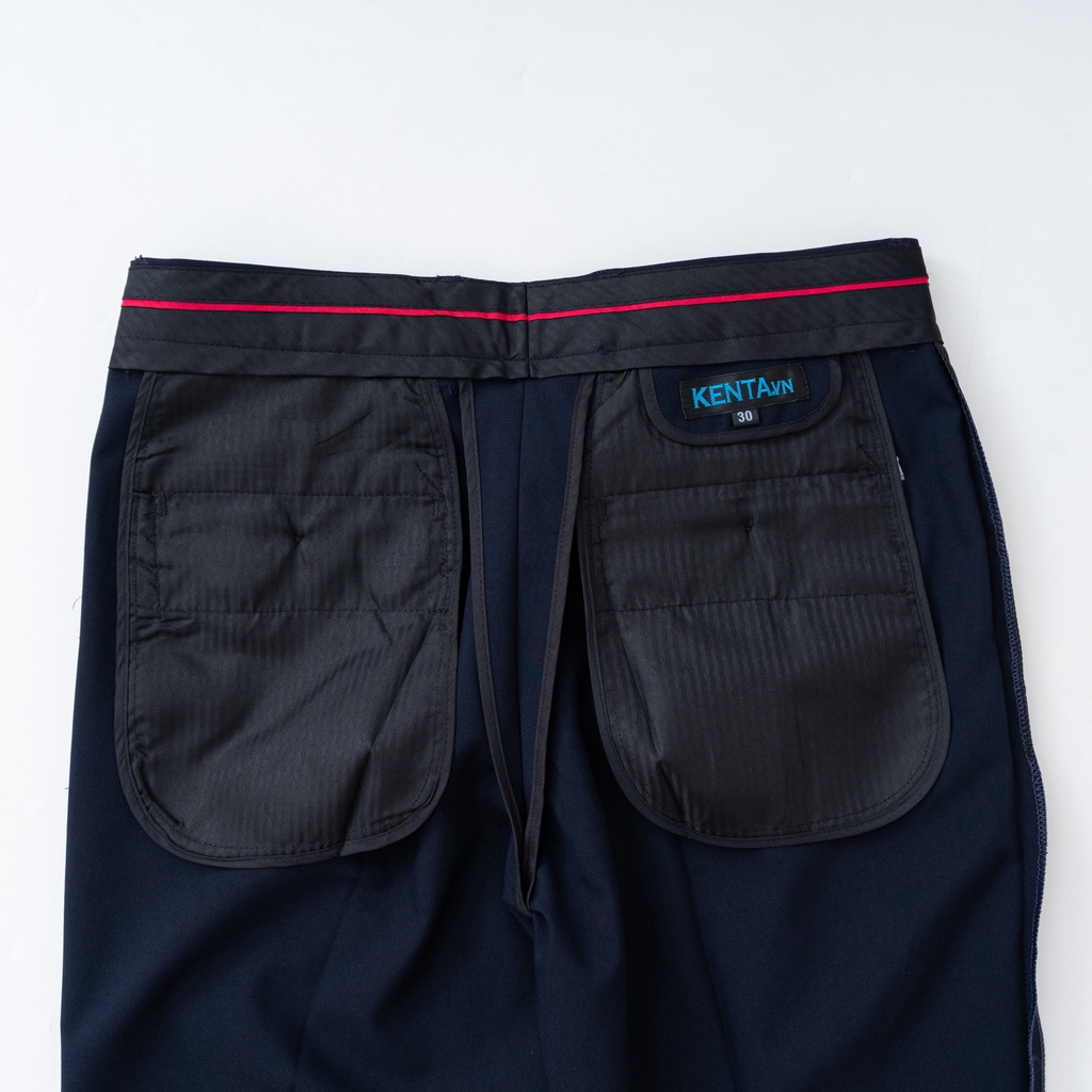Quần tây nam màu xanh đen slimfit viền túi KENTA QTA0041