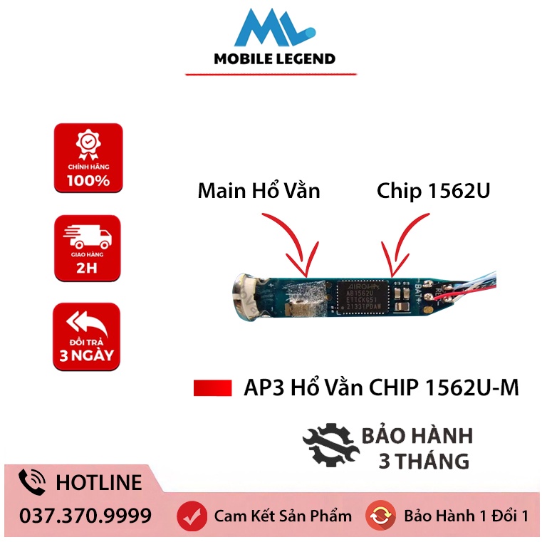 Tai Nghe Không Dây AP3 Hổ Vằn, Chip 1562U, Pin 8H, Vi Trình 4B/4C