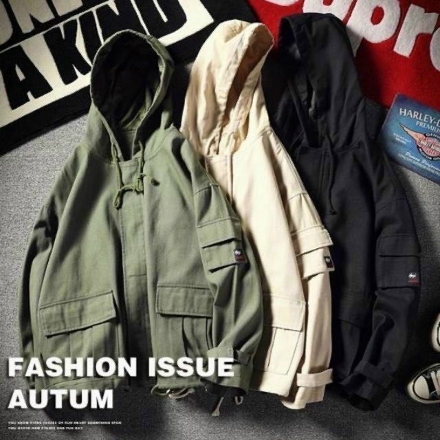 (HCM) ÁO KHOÁC KAKI NAM CÓ MŨ SIÊU CHẤT HOT HIT 2022 THỜI TRANG KOKO MI