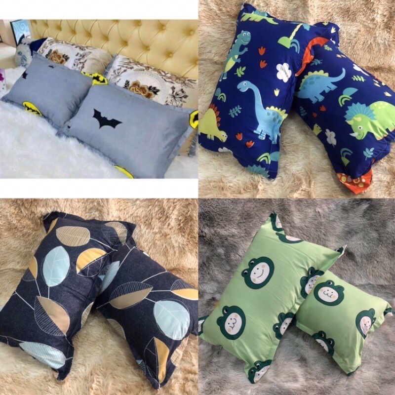Vỏ gối nằm cotton poly