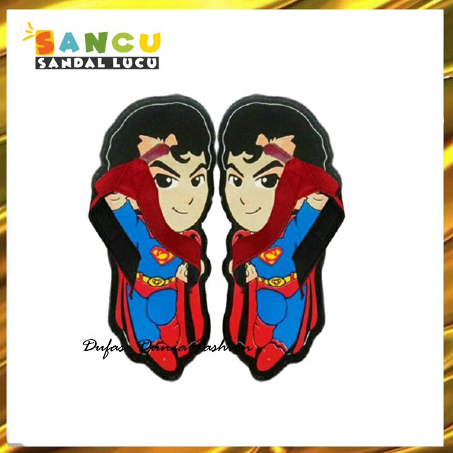Dép lê siêu nhân Sancu | Giày sandal hình siêu nhân cho bé