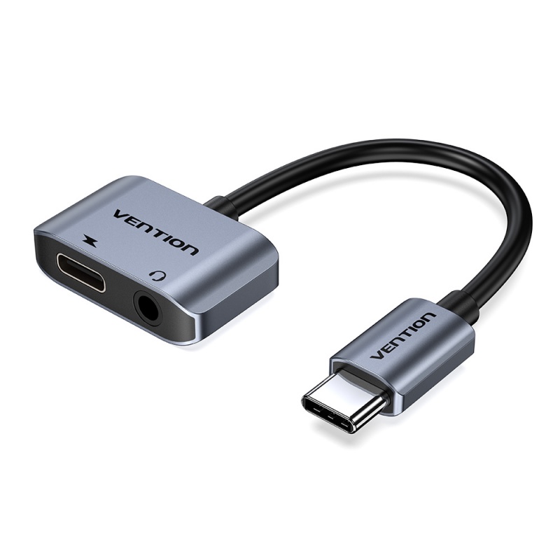 Dây cáp chuyển đổi Vention từ USB C sang cổng Type C và 3.5mm cho Android