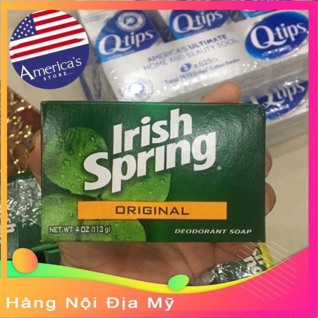 [Hàng Sẵn] [Hàng USA] Xà bông diệt khuẩn Irish Spring Original 113g