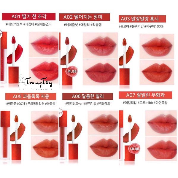 Son Kem Lì Black Rouge Air Fit Velvet Tint