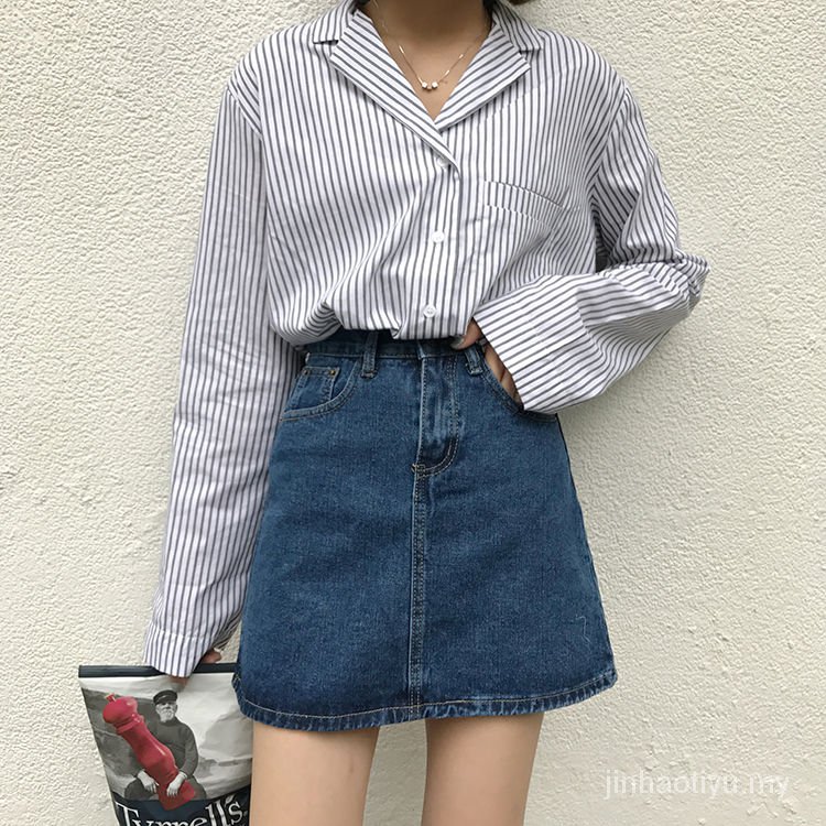chân váy jean Lưng Cao Ôm Dáng Phong Cách Hàn Quốc Thời Trang Mùa Hè Hàng Mới Dành Cho Bạn Nữ 2021