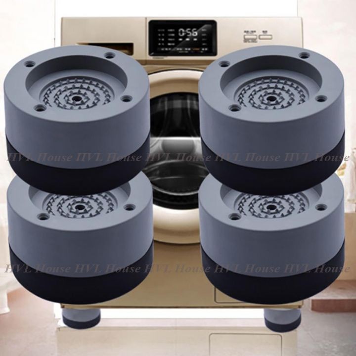 Chân máy giặt 4 miếng cao su cao cấp, chống ồn, chống rung ( Set 4c) - LOKING