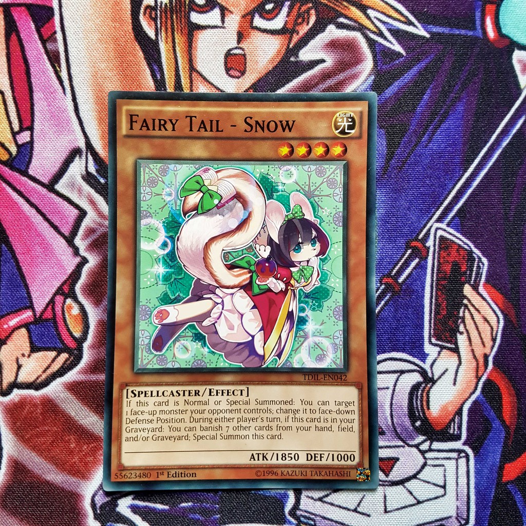 Thẻ Bai Yugioh Chinh Hang Fairy Tail Snow Tdil Common Shopee Việt Nam