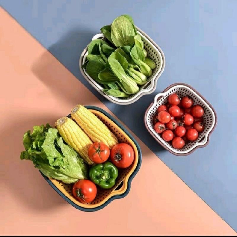 set 3 bộ rổ kèm chậu 6 món tiện dụng