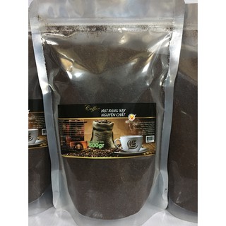 Cafe Rang xay nguyên chất Quân Đạt 500gr