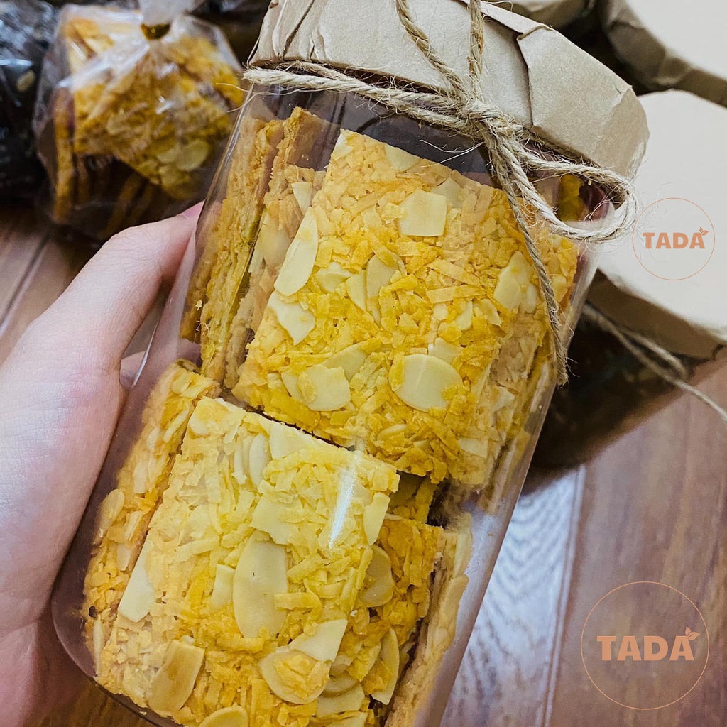 Bánh Ngói Hạnh Nhân ăn vặt giảm cân ăn kiêng, thanh hạt dinh dưỡng homemade KATA Healthy Food 300g | BigBuy360 - bigbuy360.vn