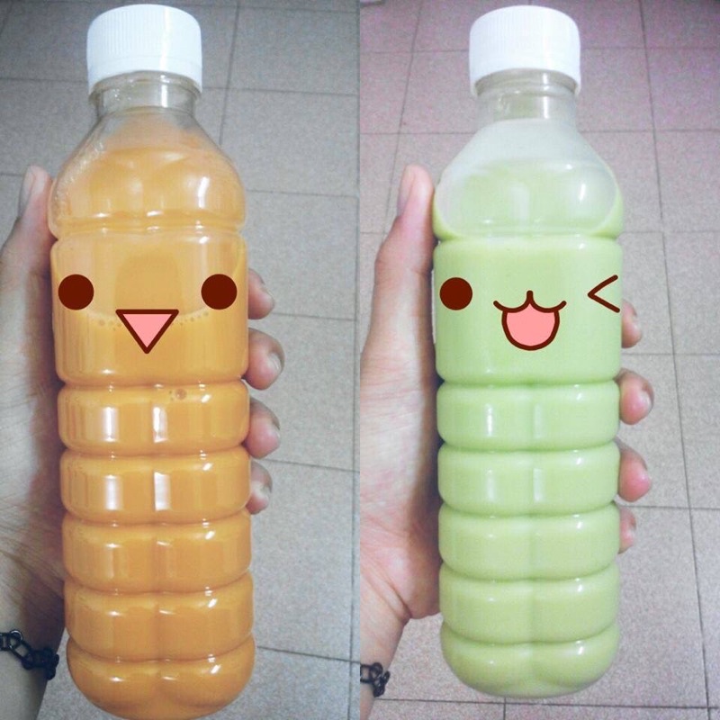 Chai nhựa trà sữa 500ml, chai nhựa pet đựng trà sữa