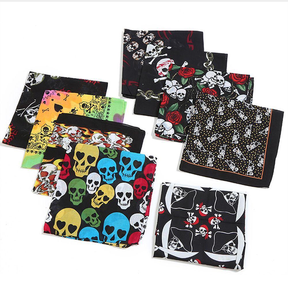 Khăn Bandana Vuông 55cm * 55cm Làm Từ Cotton Không Đường May