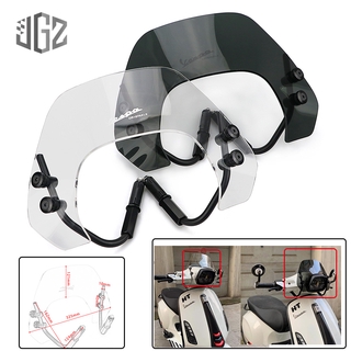 Only bracket sprint 150 motorcycle racing windshield arcylic windscreen wind air deflector clear smoke color for piaggio vespa sprint 150 all year small size