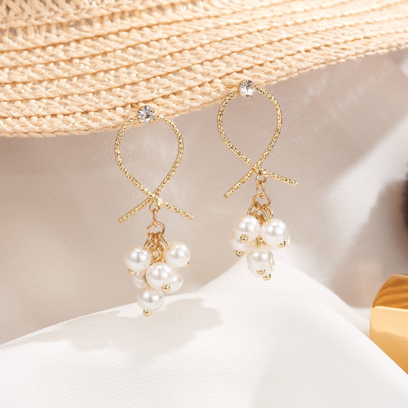 Lovely Silver 925 Cross-piece Earrings For Women