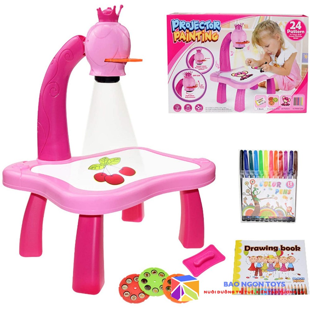 BÀN CHIẾU HỘI HỌA ĐÁNH THỨC KHẢ NĂNG NGHỆ THUẬT CỦA BÉ - BAO NGON TOYS