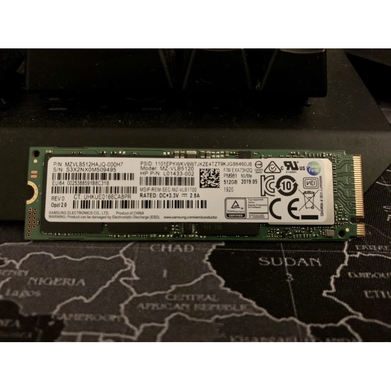 SSD Samsung PM981 NVME 2280 OEM _ Speed 3000MB/s