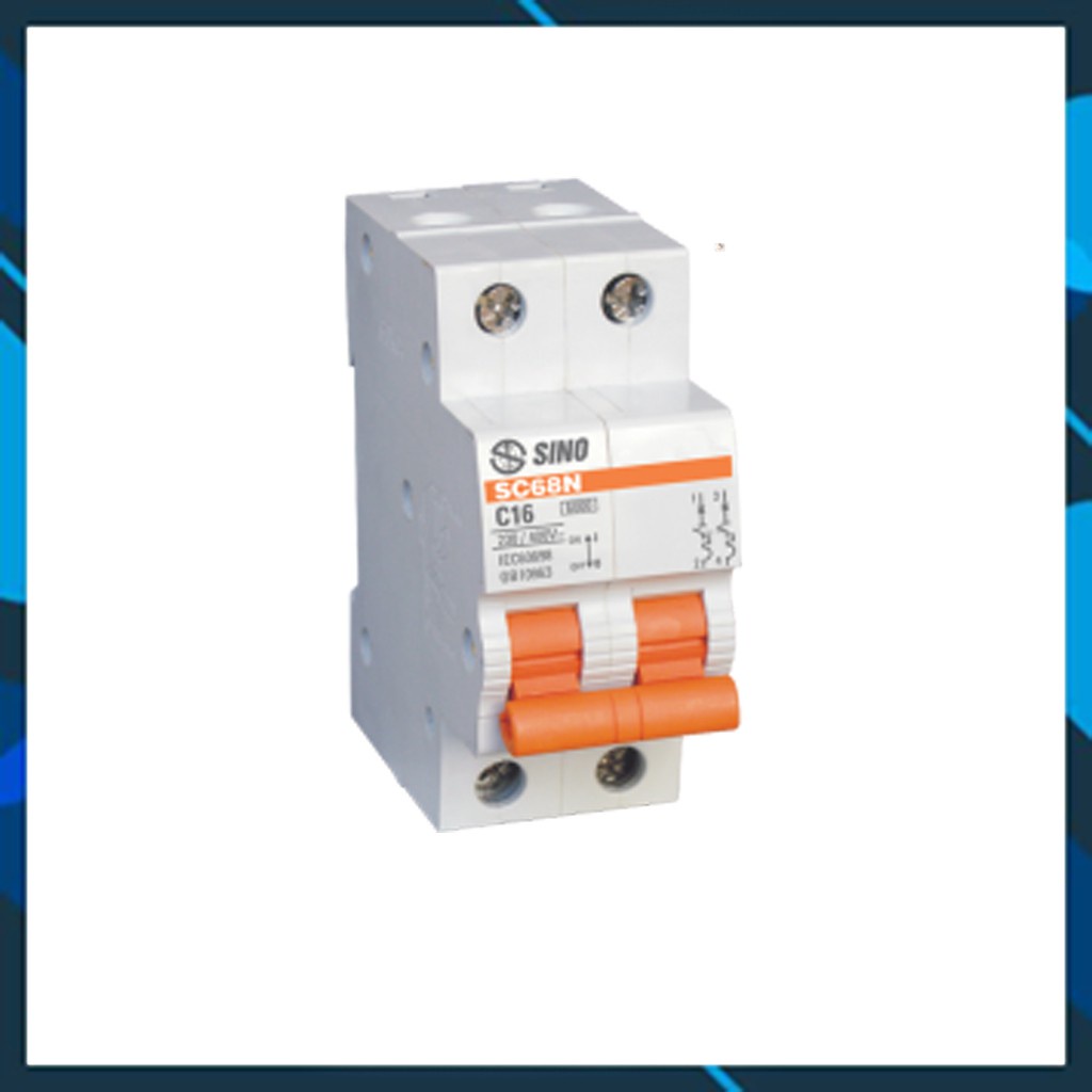 Át đôi SINO S19 16A 20A 25A 32A 40A 50A 63A chính hãng