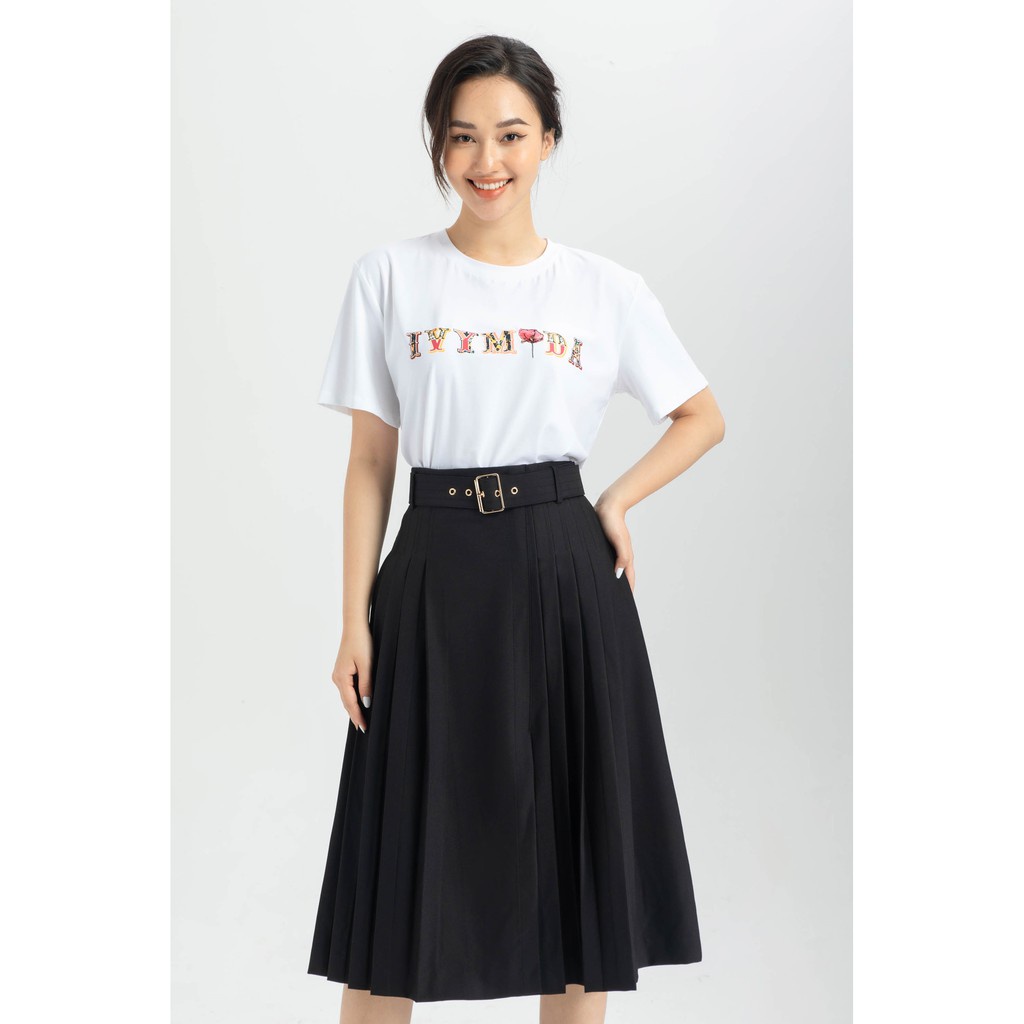 Áo thun nữ in chữ IVY Moda MS 57M6395