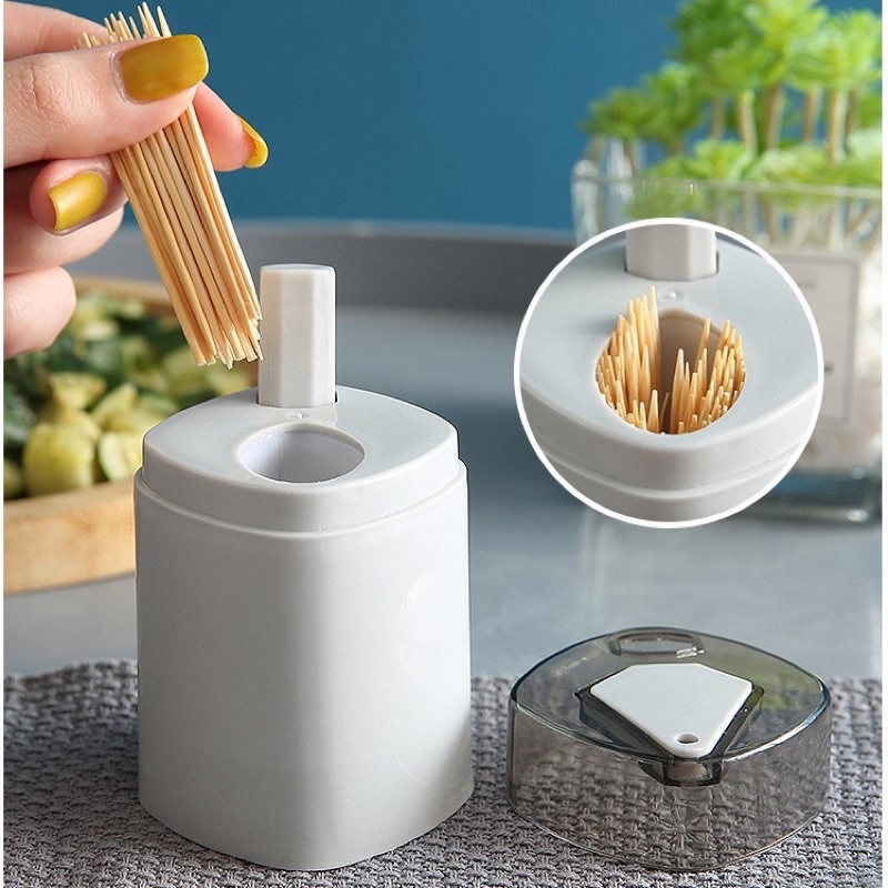 Hộp đựng tăm nhấn tự động bật thông minh