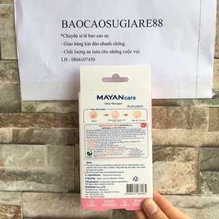 Miếng dán mụn Mayan Care chính hãng ( DATE 2022)