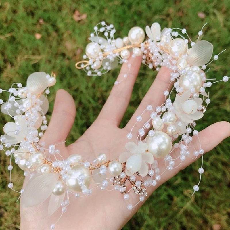 Cài Tóc Hình Hoa Đính Ngọc Trai Nhân Tạo Thời Trang