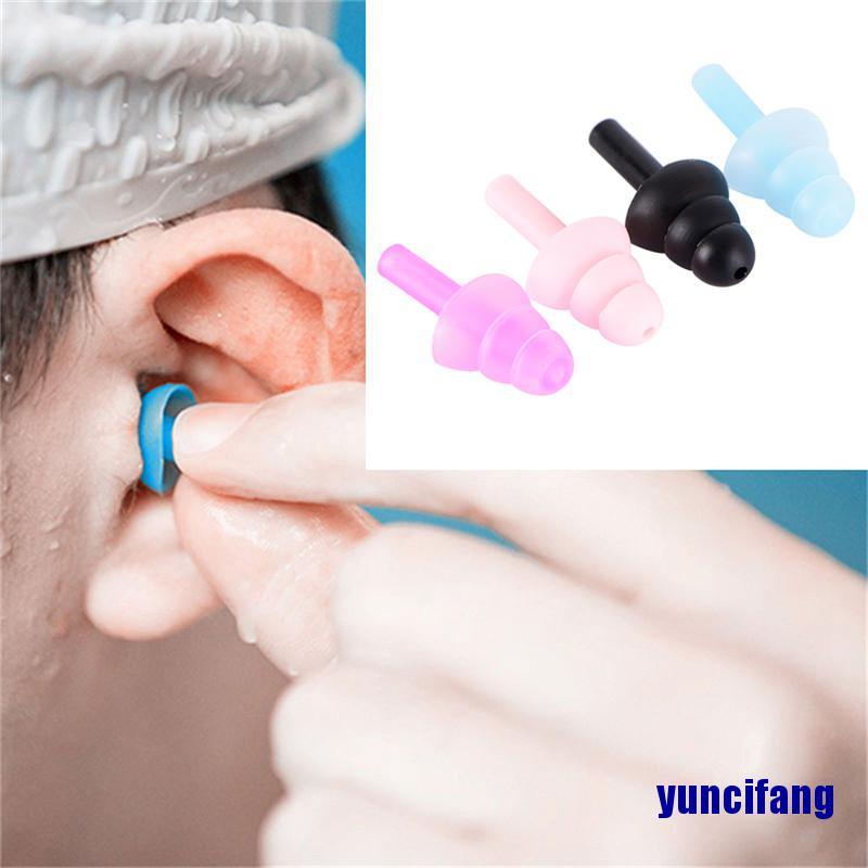 Set 4 Nút Silicone Bịt Tai Chống Ngáy Khi Ngủ