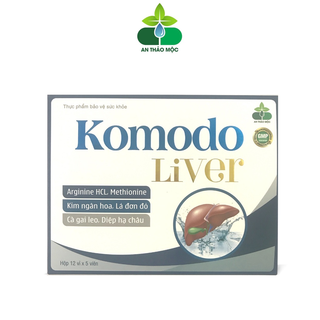 Viên Tăng Cường Chức Năng Gan Cao Cấp Komodo Liver Thanh Nhiệt Mát Gan Giải Độc