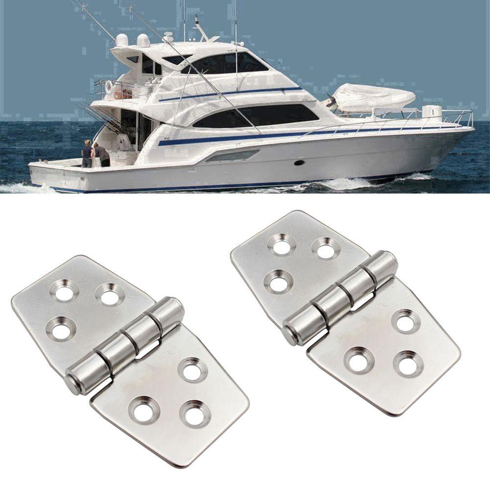Set 2 Bản Lề Inox 180 Độ 2 Bản Lề Chuyên Dụng Cho Tàu Thuyền