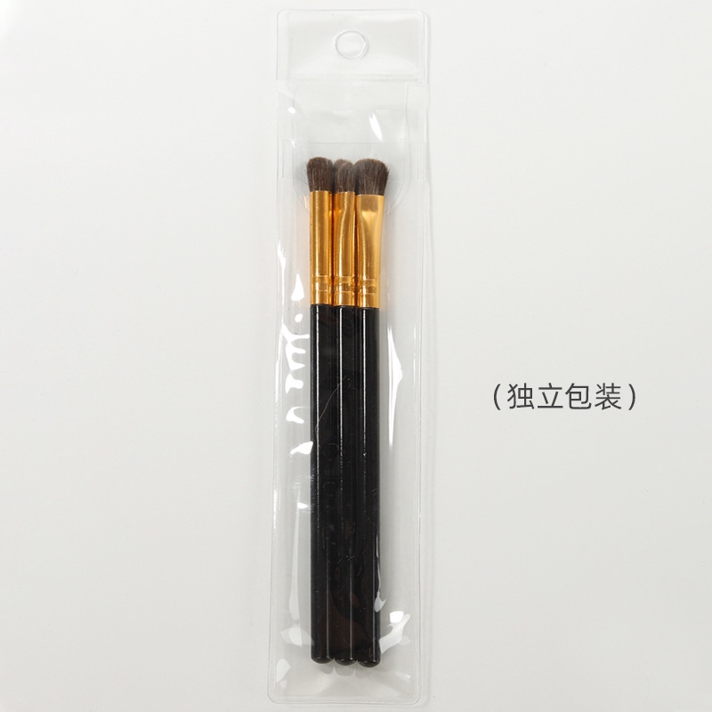 (Hàng Mới Về) Set 3 Cọ Trang Điểm Phấn Mắt Lông Ngựa Chất Lượng Cao | BigBuy360 - bigbuy360.vn