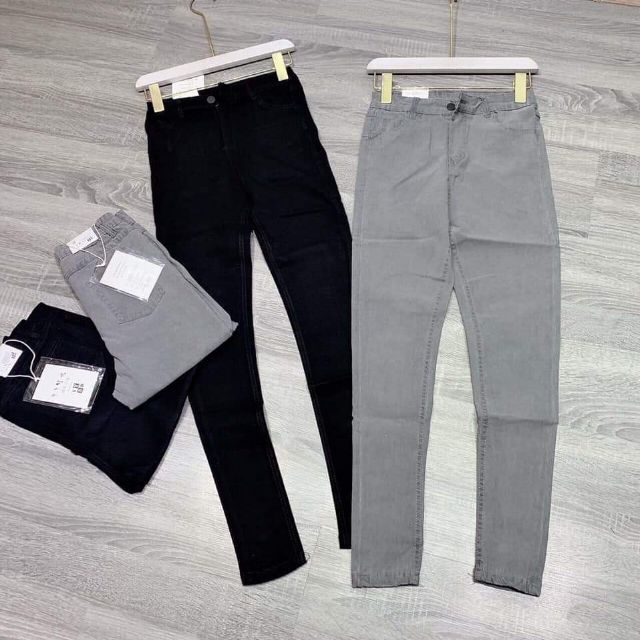quần legging bò giấy co dãn cạp cao 888