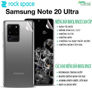 Miếng dán PPF samsung Note 20 Ultra cao cấp rock space dán mặt trước/ mặt sau lưng bảo vệ mắt, tự phục hồi vết xước,...