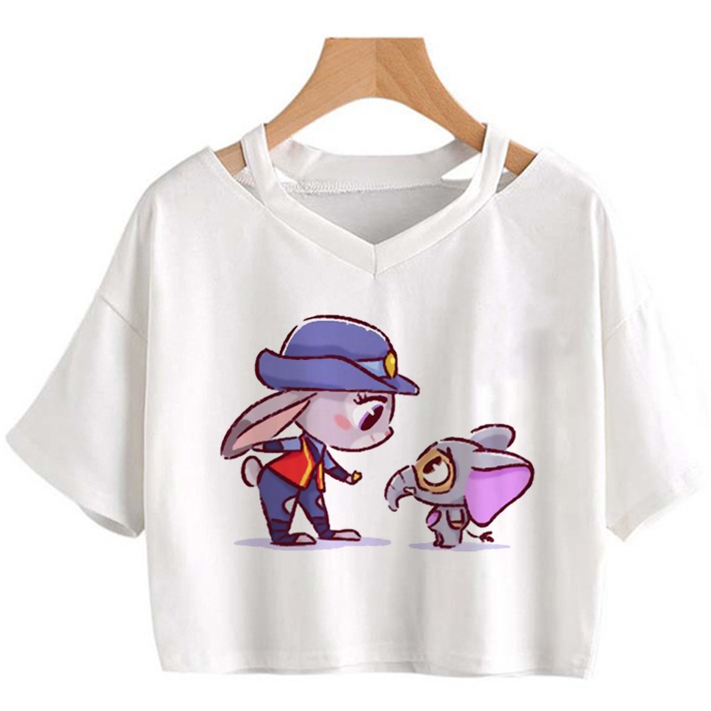 Áo Thun Tay Ngắn In Hình Công Chúa Disney Dễ Thương Cho Nữ