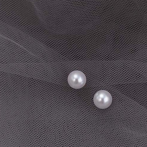 Bông tai bạc Van Jewelry V10713 Bông Ngọc Trai nhân tạo chốt bạc